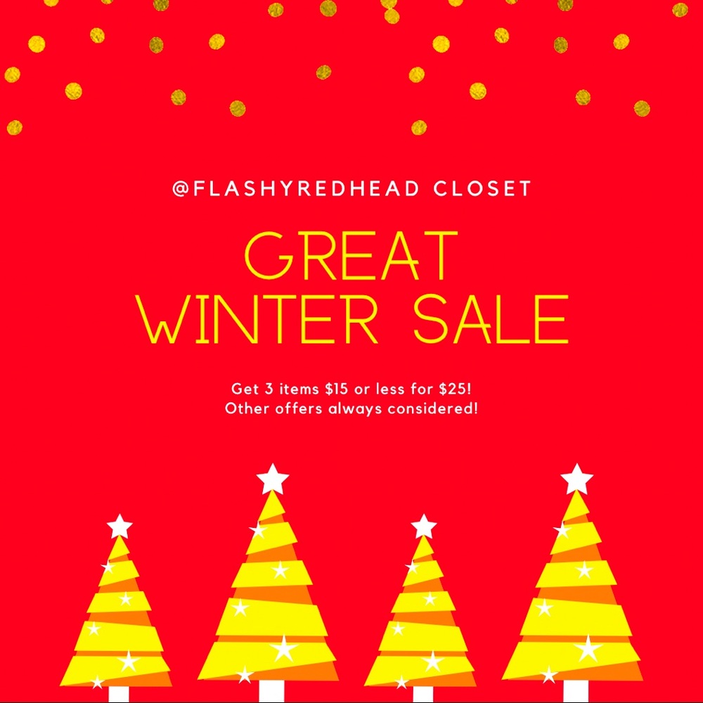 My closet is on sale!